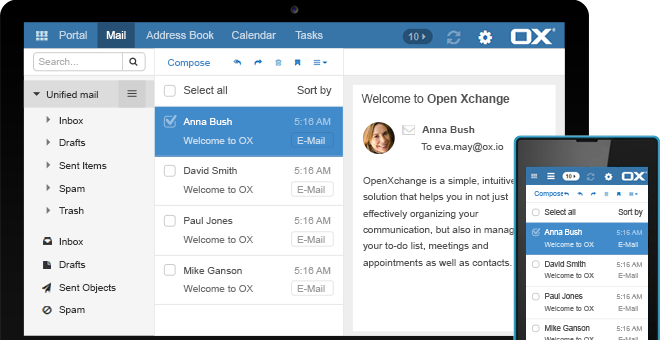 Open-Xchange Email - Enterprise Email Hosting - A Robust Email Solution Designed for All Businesses