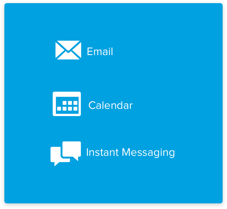 Email calendar IM and more for less